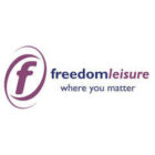 Freedom Leisure logo. Where you matter