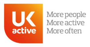 UK Active logo. More people, More active, More often