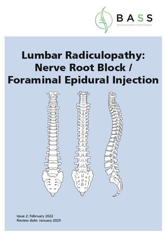 Lubar Radiculopathy: Nerve Root Block / Foraminal Epidural Injection