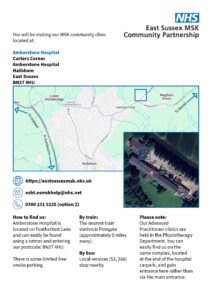 Amberstone Hospital map - Click the text below to download a PDF copy.
