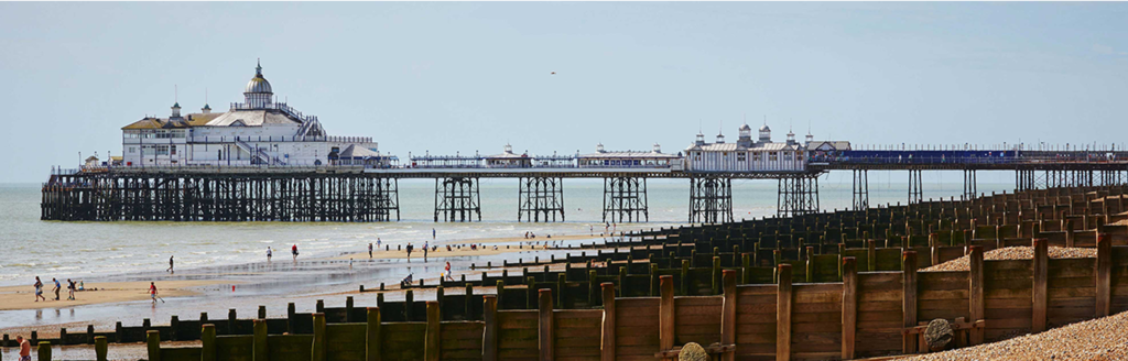 Eastbourne Pier. This is a visual banner to break up the page and does not contain any links.