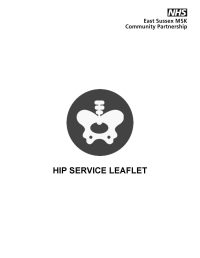 Hip Service Leaflet. Click text below this image to download a copy of the document.